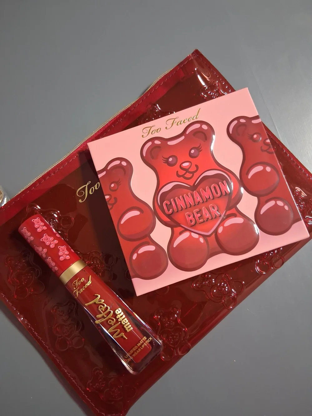 Too Faced Cinnamon Bear Eyeshadow Palette & Lip Set-LIMITED EDITION